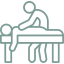 Klassische Massagetherapien ( = KMT ) mit Heißer Rolle Praxis für Physiotherapie Hasenkrug Alte Schule